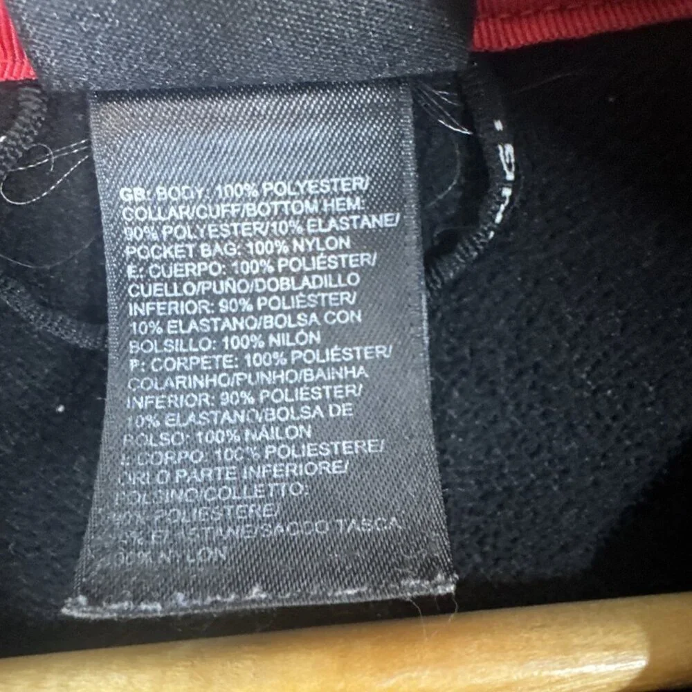 The North Face Men’s XXL Full Zip Hybrid Jacket‎ Black Bomber Style
